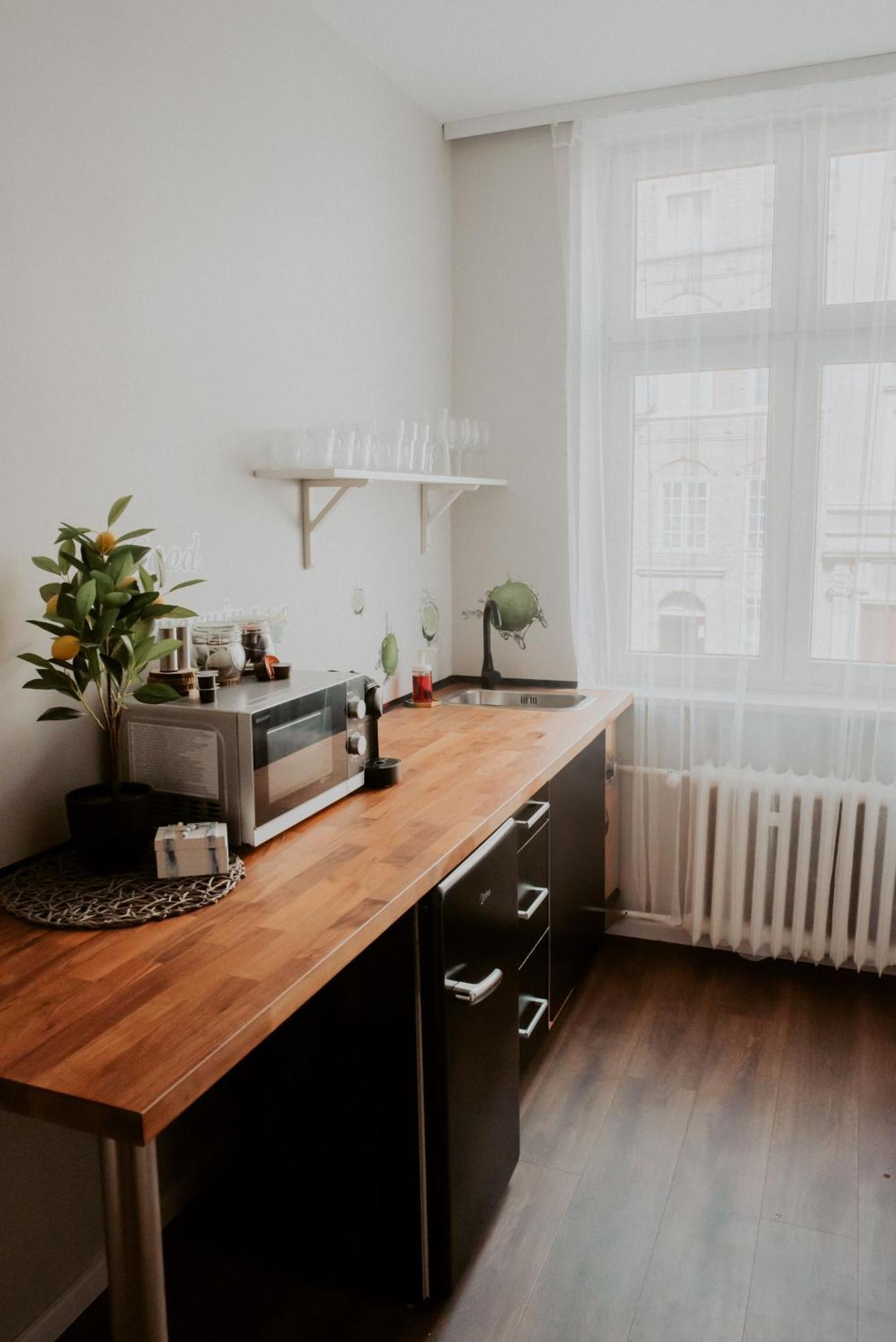 Lemon Tree Apartament Sw Ducha Gdansk Apartamento Exterior foto